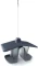 Prosperplast Birdyfeed Double Vogelhäuschen Futterhaus, grau Vorschaubild