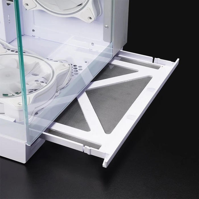 Chieftec Visio White, Glasfenster