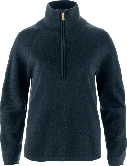 Fjällräven Övik Lite Half Zip Pullover dark navy (Damen)