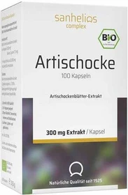 Sanhelios Bio Artischocke Fettverdauungskapseln, 100 Stück