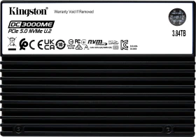 Kingston DC3000ME PCIe 5.0 NVMe U.2 SSD 3.84TB, U.2 / PCIe 5.0 x4