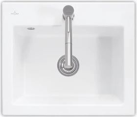 Villeroy & Boch Subway 60 S Einbau Becken mittig stone white