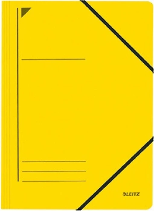Leitz Dreiflügelmappe Karton mit Eckspanner, A4, gelb