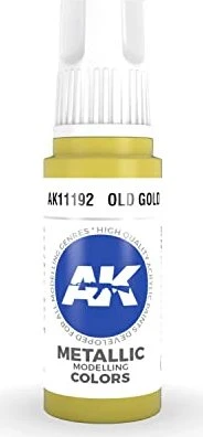 AK-Interactive 3rd Gen Acrylic Colors Metallic Modelling Colors old gold, 17ml