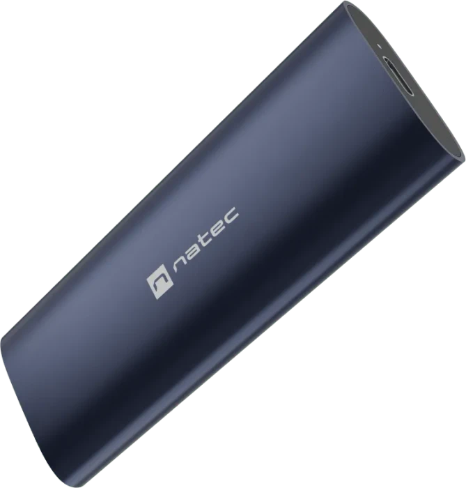 Natec Rhino M.2 NVMe Lite, Steel Navy, USB-C 3.1