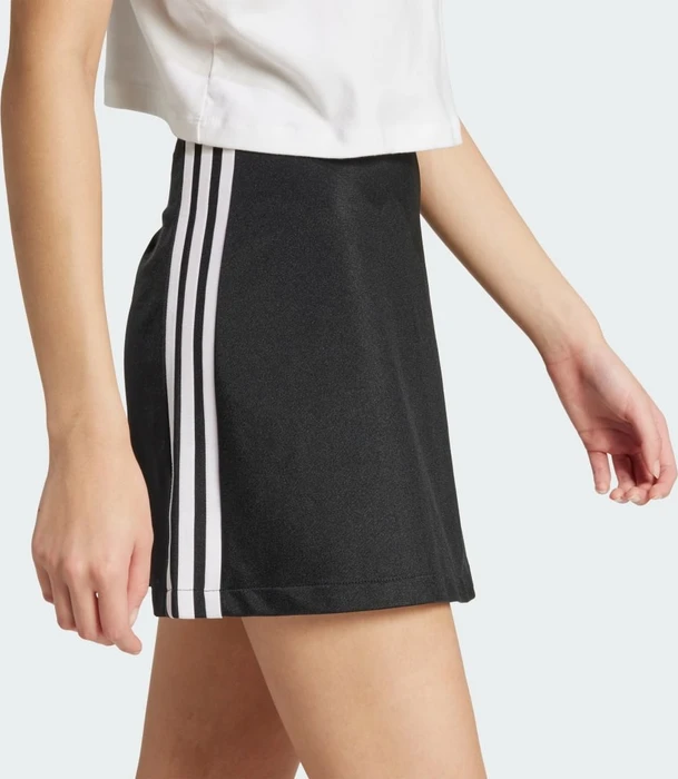adidas Adicolor 3-Streifen Mini Rock schwarz/weiß (Damen)