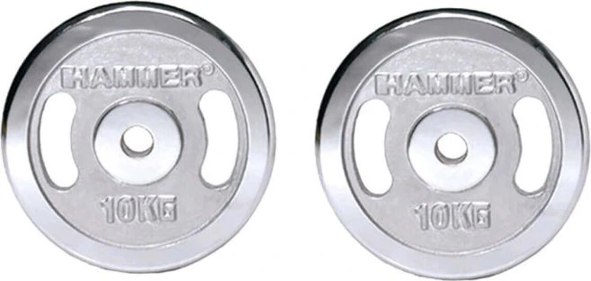 Hammer Chrom 30mm Hantelscheibe 10kg