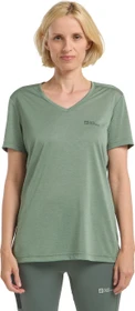 Jack Wolfskin Crosstrail Funktionsshirt kurzarm eucalyptus (Damen)