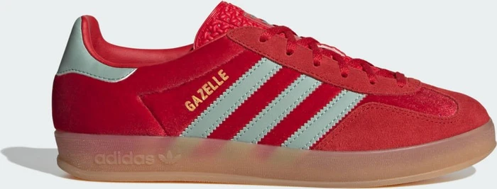 adidas Gazelle Indoor better scarlet/hazy green/gum