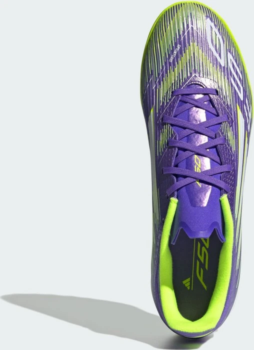 adidas F50 League TF purple rush/cloud white/lucid lemon