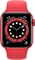 Apple Watch Series 6 (GPS + Cellular) 40mm Aluminium rot mit Sportarmband rot Vorschaubild