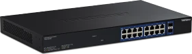 TRENDnet TEG Rackmount 2.5G Smart Switch, 16x RJ-45, 2x SFP+ (TEG-3182WS)
