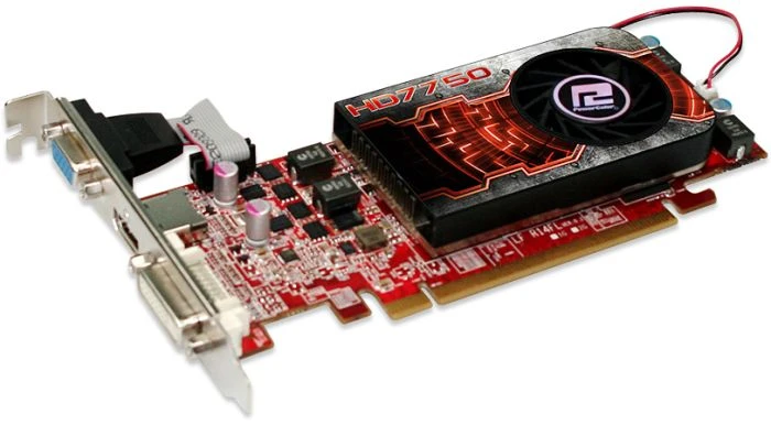 PowerColor Radeon HD 7750 low profile, 1GB GDDR5, VGA, DVI, HDMI