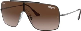 Ray-Ban RB3697 Wings II 135mm gunmetal/brown gradient