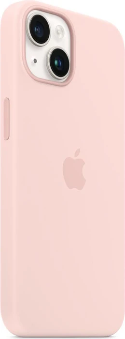 Apple Silikon Case mit MagSafe für iPhone 14 kalkrosa