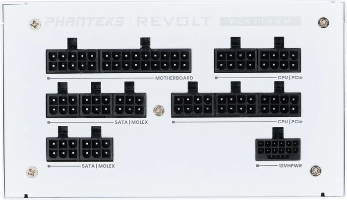 Phanteks Revolt Platinum weiß 1200W, ATX 3.0