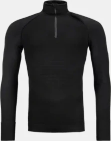 Ortovox 230 Competition Zip Neck Funktionsshirt langarm black raven (Herren)