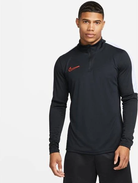 Nike Academy Dri-FIT Funktionsshirt langarm black/white/bright crimson (Herren)