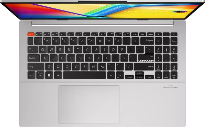 ASUS VivoBook S15 OLED K5504VA-MA008W, Cool Silver, Core i9-13900H, 16GB RAM, 1TB SSD, DE