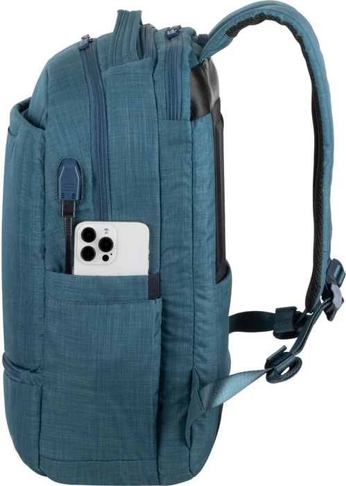 RivaCase 8365 Biscayne ECO 17.3" carry-on Laptop-Rucksack, blau