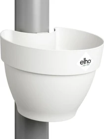 Elho Vibia Campana Fallrohrpflanzgefäss 19cm seidenweiß