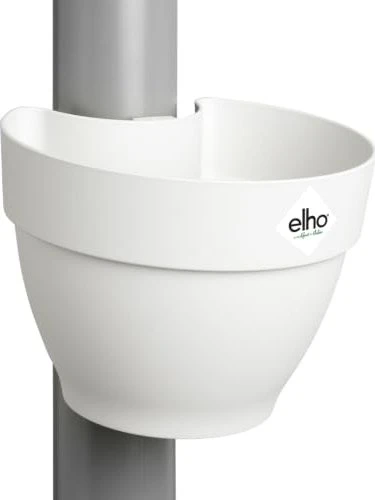 Elho Vibia Campana Fallrohrpflanzgefäss 19cm seidenweiß