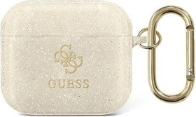 Guess Silicone Cover for Airpods Pro Blister Gold