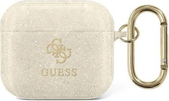 Guess Silicone Cover for Airpods Pro Blister Gold