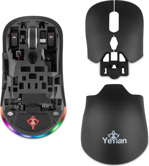 Yeyian Shift 3in1 RGB Gaming Mouse schwarz, USB