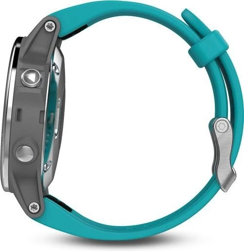 Garmin Fenix 5S silber/türkis