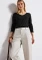 Street One Unifarbe Sweatshirt schwarz (Damen) Vorschaubild