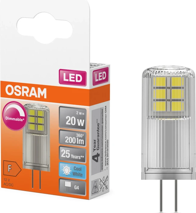 Osram Ledvance LED Pin 2W/840 G4, 1 Stück