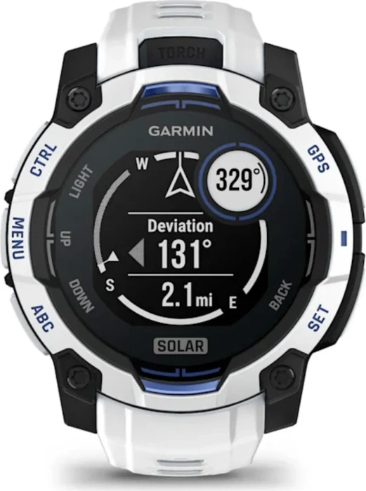 Garmin Instinct 3 Solar 45mm black/stone white