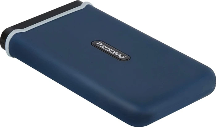 Transcend ESD370C Portable SSD, Navy Blue, 500GB, USB-C 3.1