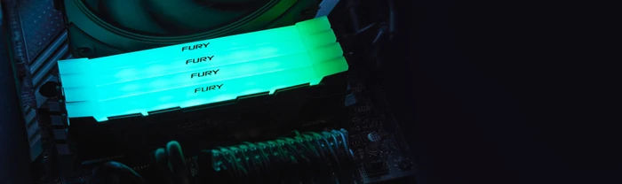 Kingston FURY Renegade RGB UDIMM 16GB Kit, DDR4-4000, CL19-23-23, 1RX8