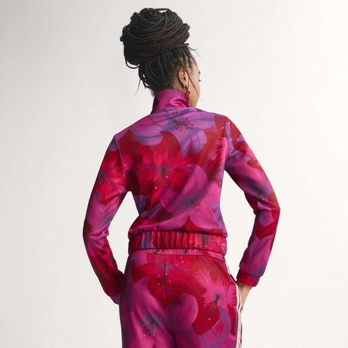 adidas x Farm Rio House of Tiro Trainingsjacke bahia magenta/active maroon/crystal linen (Damen)