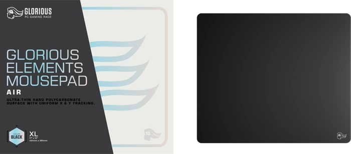 Glorious Glorious Elements Air XL Gaming Mauspad, schwarz