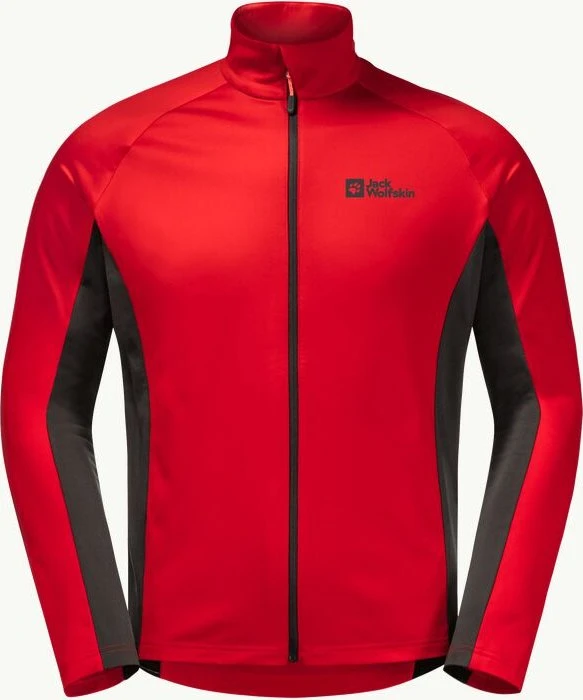 Jack Wolfskin Morobbia FZ Fahrradjacke adrenaline red (Herren)
