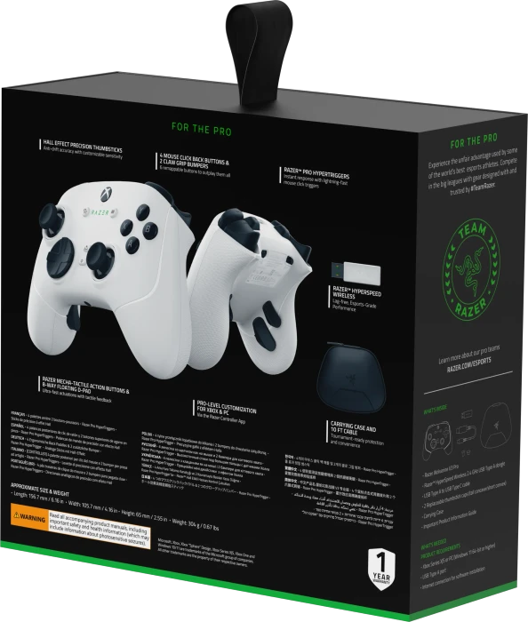 Razer Wolverine V3 Pro Controller weiß (Xbox SX/Xbox One/PC)