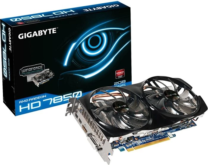 GIGABYTE Radeon HD 7850 Windforce 2X, 2GB GDDR5, DVI, HDMI, 2x mDP