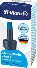 Pelikan Stempelfarbe ohne Öl 28ml, blau