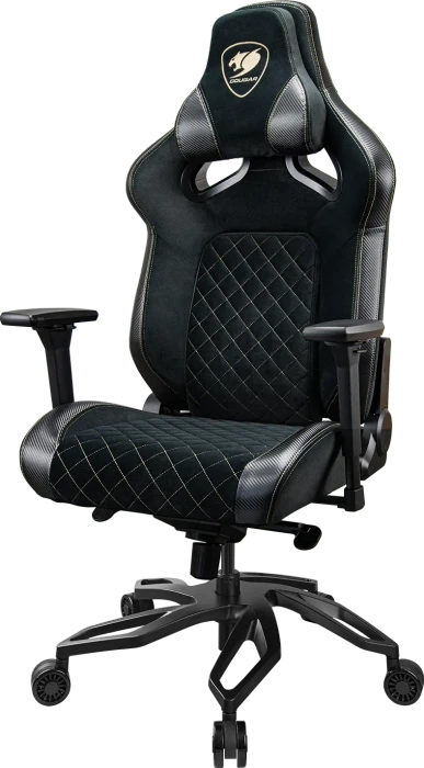 Cougar Titan Pro V2 Gold F CGR-T2F-GLB Gamingstuhl, schwarz/gold
