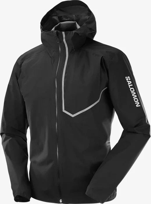 Salomon Bonatti Trail Laufjacke deep black (Herren)