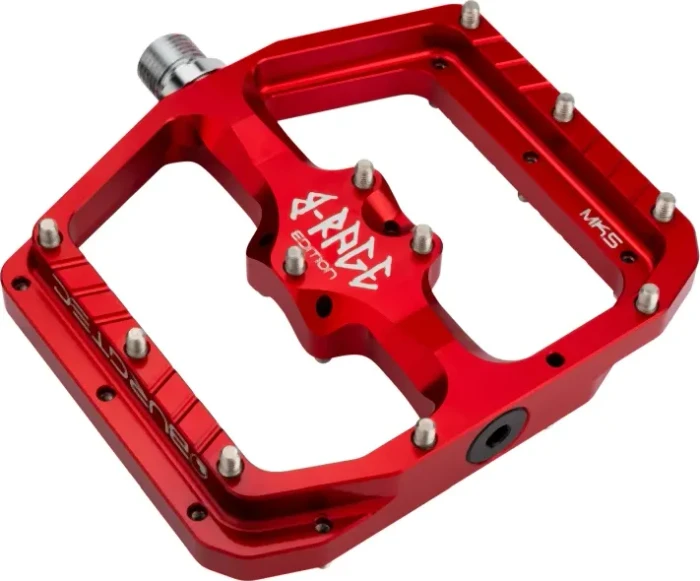 Burgtec Penthouse Flat MK5 B-Rage Edition Plattformpedale race red