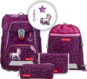 Step by Step Fit Pretty Unicorn Nuala Schultaschen-Set, 5-tlg.