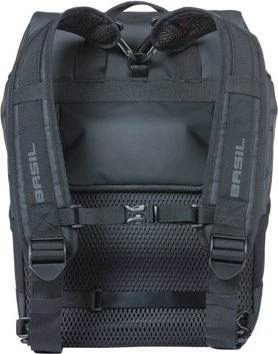 Basil Miles Tarpaulin Backpack Gepäcktasche schwarz/orange