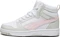 Puma Rebound V6 Mid puma white/frosty pink/sedate gray (Junior) Vorschaubild