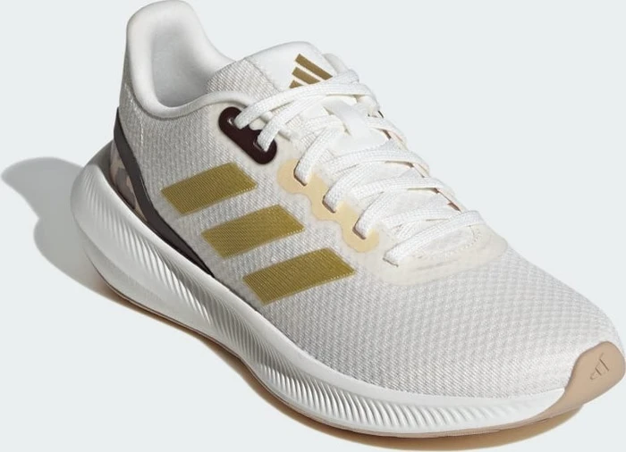 adidas Runfalcon 3.0 core white/gold metallic/magic beige (Damen)