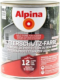Alpina Farben Wetterschutz-Farbe halbdeckend außen kirschlütenrosa, 750ml
