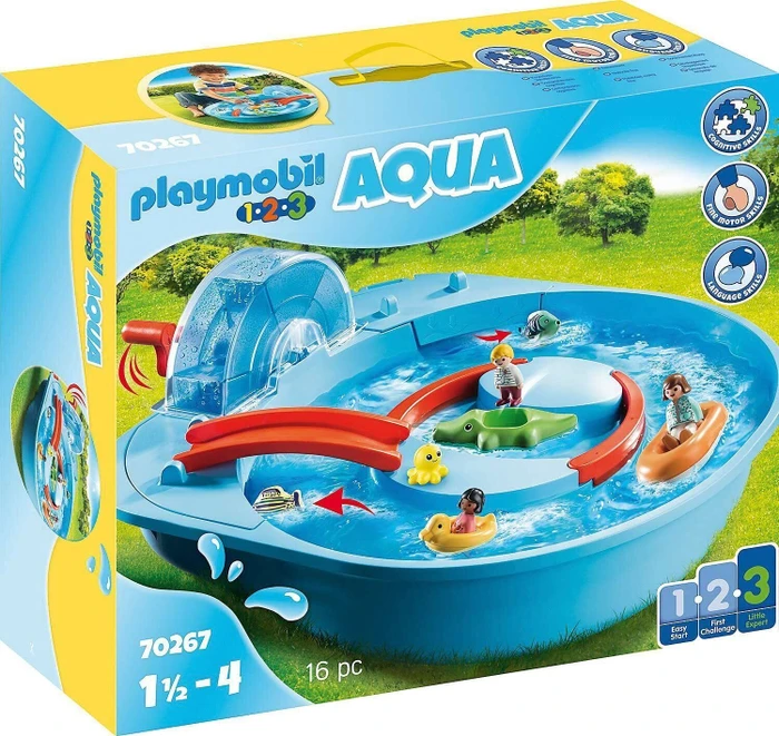 playmobil 1.2.3 Fröhliche Wasserbahn